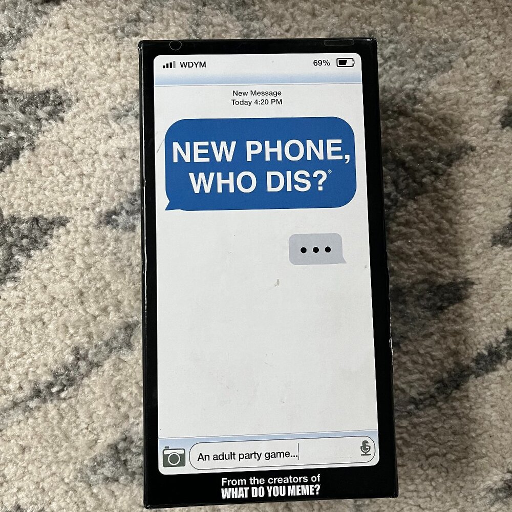 New Phone, Who Dis? Adult Party Card Game
